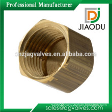 taizhou manufacturer competitive price customized female threaded forged brass cap